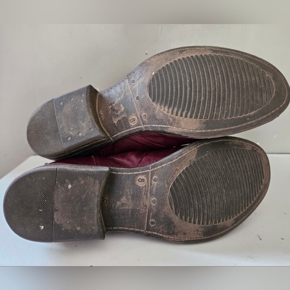 Miz Mooz Burgundy Ankle Boots - Picture 4 of 7